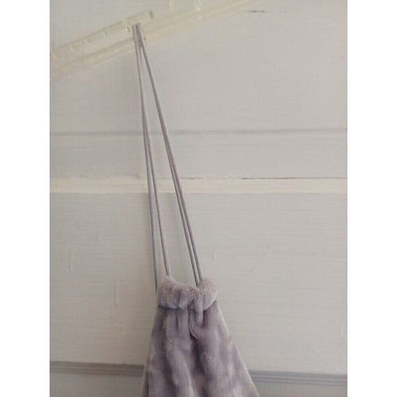 Express womens gray crushed velvet velour cami M party club holiday crop top - Picture 4 of 10